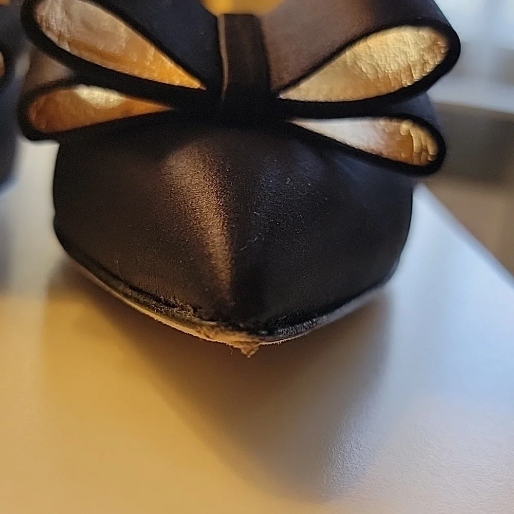 Kate Spade New York Satin Bow Pointy Heels Size 7.5 - Picture 3 of 6